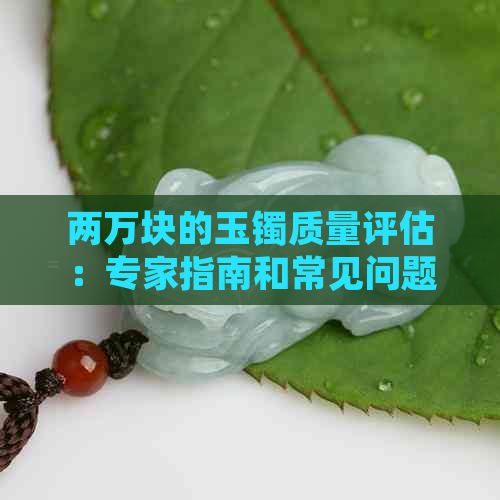 两万块的玉镯质量评估：专家指南和常见问题解答