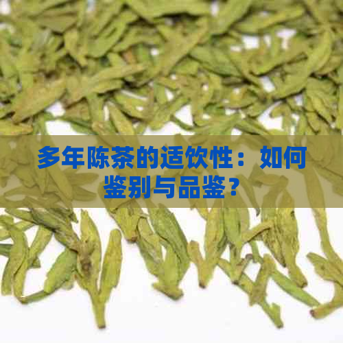 多年陈茶的适饮性：如何鉴别与品鉴？